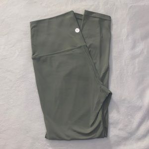 Pastel Green Lululemon Full Length Leggings